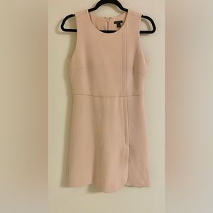 Ann Taylor Light/Dusty Pink Faux Wrap Dress